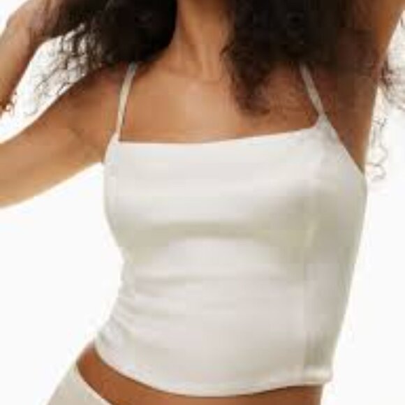 Aritzia Wilfred Lovefest Satin Bustier - Picture 2 of 6